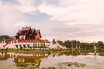 The Royal Flora Ratchaphruek Park at Chiang Mai, Thailand.