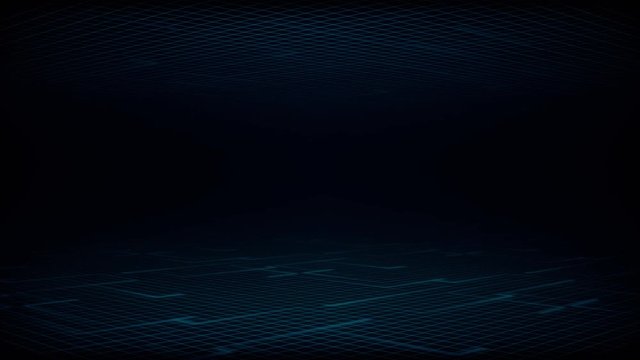 blue background mesh and the moving light lines