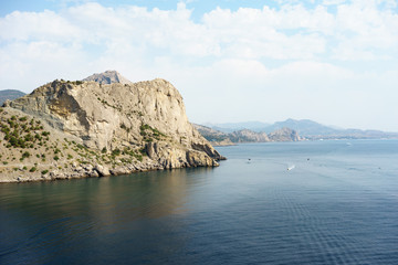 The path of Lev Golitsyn in the village of Novy Svet Crimea