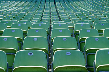 rows of spectators
