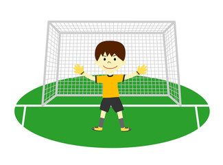 Fototapeta premium ゴールキーパー