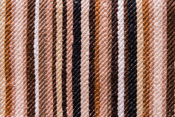 Texture of decorative canvas fabric in a rural rustic style