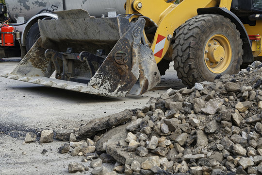 construction site: roadwork