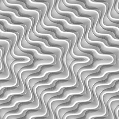 Design seamless monochrome waving pattern