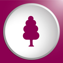 Deciduous forest icon