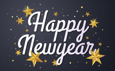 Fototapeta premium Happy New Year Background Vector background