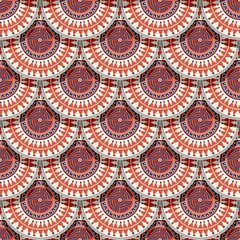 Decorative ethnic seamless pattern, vector illustration