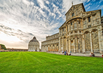 Fototapeta premium Public square of miracles in Pisa