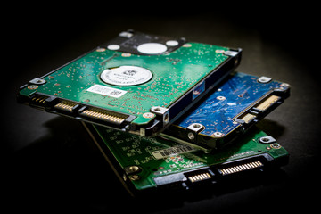 Close up outside of hard disk 2.5