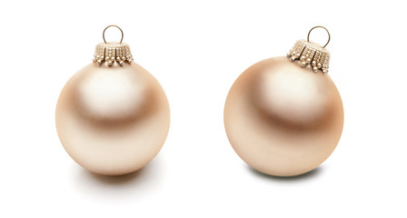 Goldene Weihnachtskugel