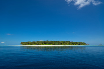 Perfect tropical island paradise beach