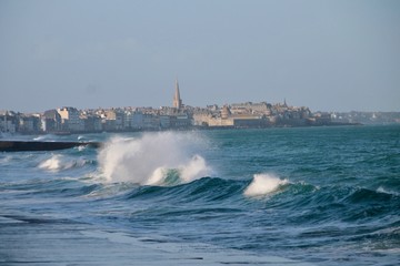Saint Malo Grandes mar&eacute;es