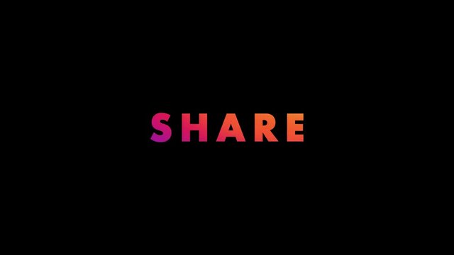 Share - Social Media Call to Action Colors