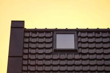 a roof light / skylight / window built into the roof