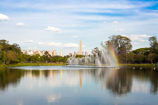 Ibirapuera Fountain, Sao Paulo.