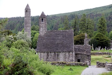 Old Monastery in Ireland - Glendalough   