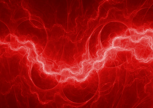 Red plasma, electrical lightning power