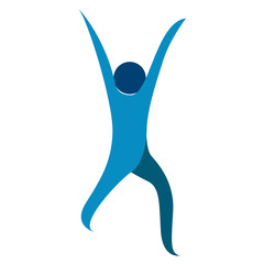 Abstract fitness icon