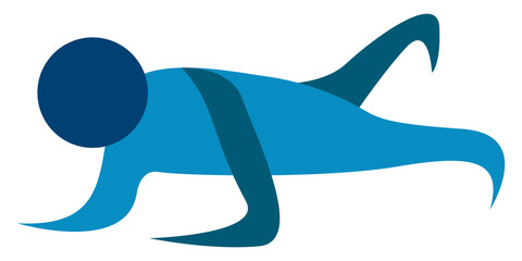 Abstract fitness icon