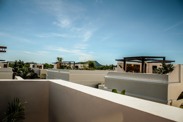 Fototapeta premium The sky above the resort