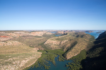 Fototapeta na wymiar An aerial shot of the Kimberley, Australia