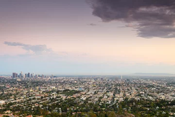 Foto op Canvas amazing overlook of los angeles city, california © jon_chica