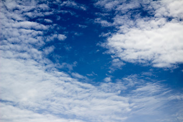 Fototapeta premium Blue sky covered with clouds