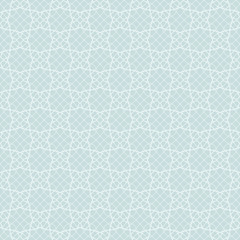 Geometric floral pattern.