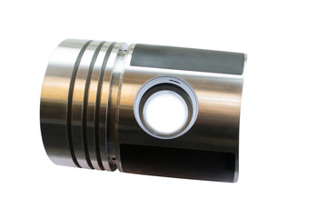 engine piston ring isolated on the white background