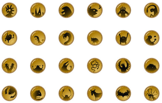 Creature Shadow Button Icons