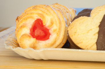 beautiful detail of aritisanal italian tasty cookies