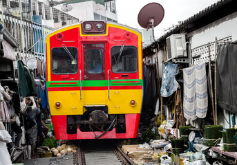 Maeklong Railway Market Thailand