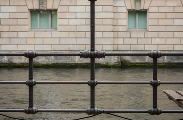 Railing on the river