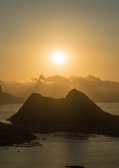 Sunset at Niteroi, RJ, Brazil