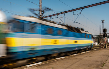 Naklejka premium Rail transport