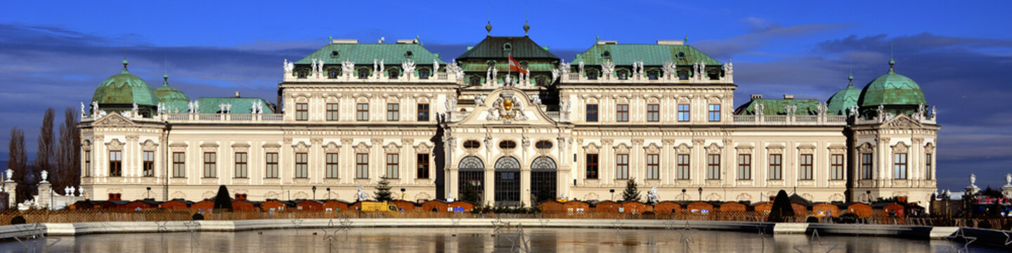 Upper Palace in historical complex Belvedere, Vienna, Austria