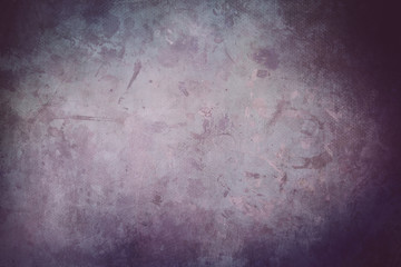 purple grungy canvas background or texture