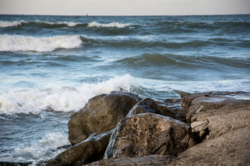 Stones and sea
