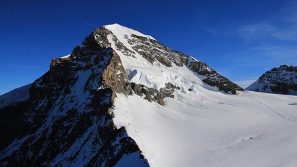 Peak of the Eiger seen from Jungfraujoch.
