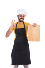 Smiling beard chef