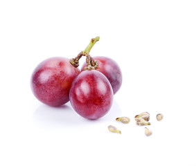 grapes isolated on white background