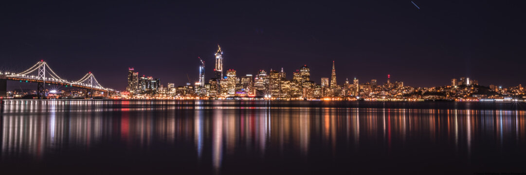 San Francisco Skyline at Night © Dennis