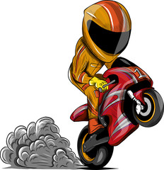 Caricatura moto