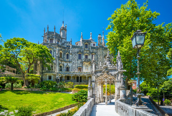 Quinta da Regaleira in Sintra, Portugal - obrazy, fototapety, plakaty