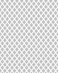 Black and white rhombus seamless pattern, illustration