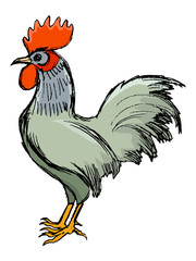 cockerel symbol of sunrise