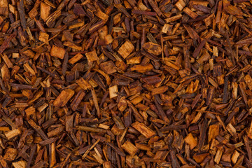 Heap of dry rooibos tea