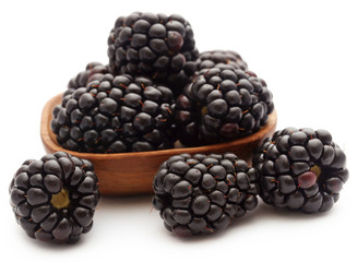 Fresh blackberries
