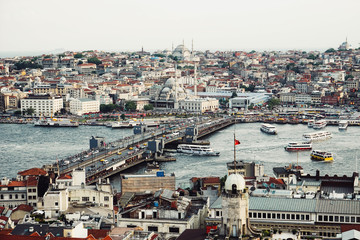 Obraz premium Istanbul view from Galata Tower