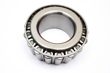 Metal bearings isolated on a white background
